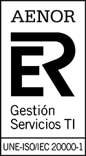Certificado de Sistemas de Gestión de Servicios de TI conforme a la norma UNE-ISO/IEC 20000-1:2011